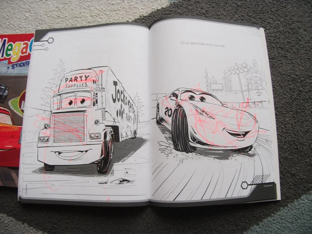 Lote de 2 livros de colorir Carros – photo 4